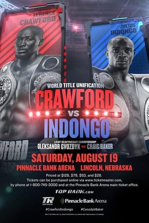 Poster Terence Crawford vs. Julius Indongo 2017