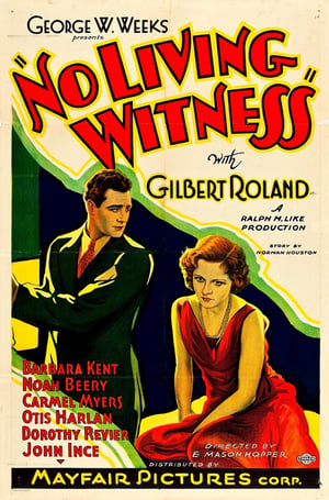 Poster No Living Witness 1932