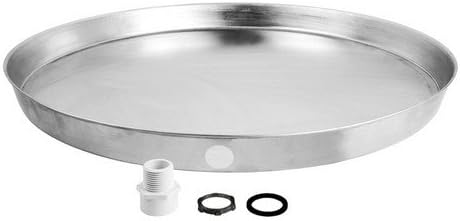 Rheem Ap12939 Aluminum Water Heater Drain Pan With Fittings 20