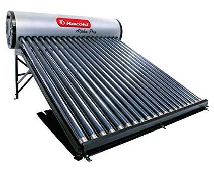 Racold Aluminum Alpha Pro Solar Domestic Water Heater Black 300l
