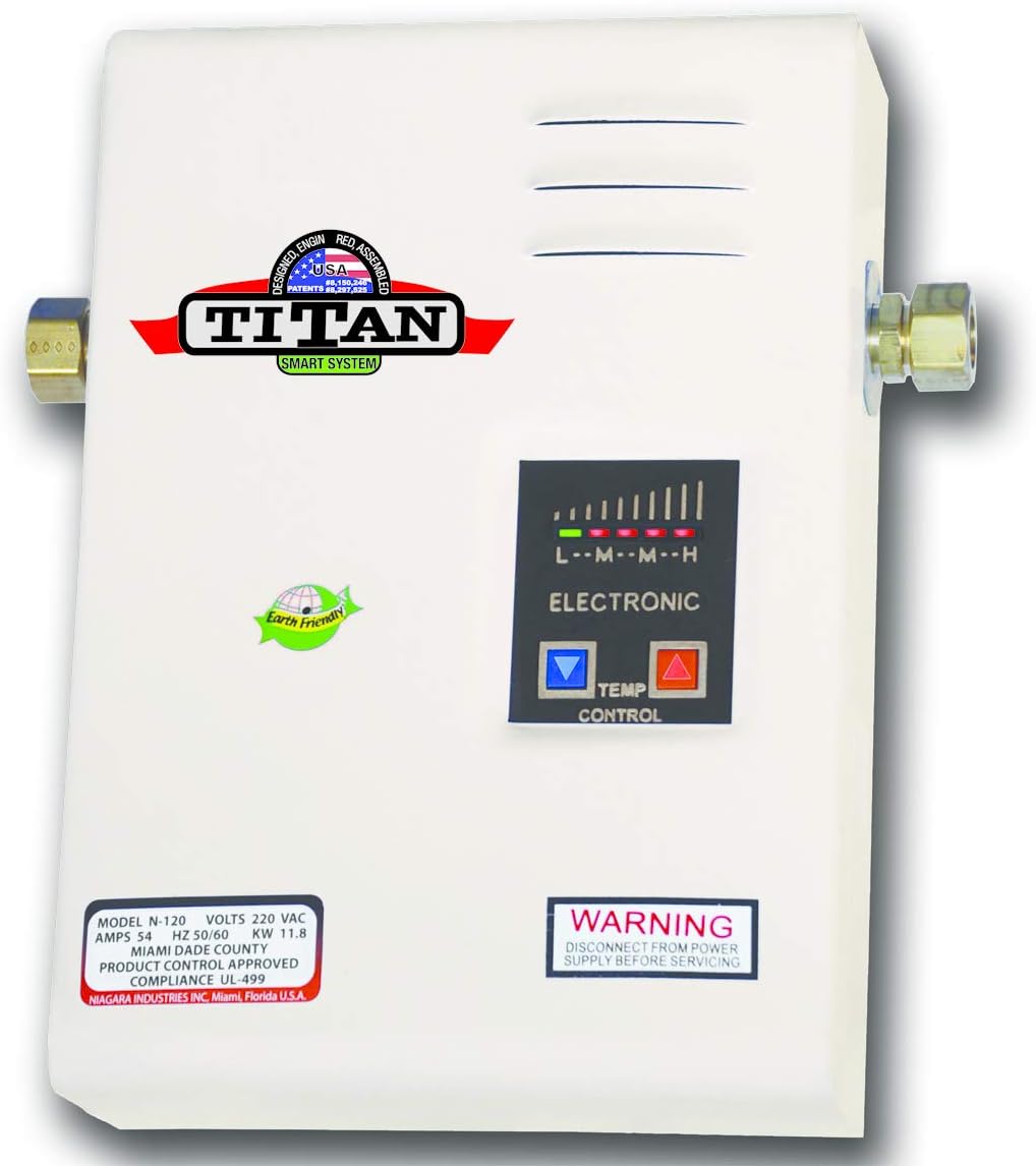 Titan Scr2 N 120 Electric Tankless Water Heater 220 Volts Amazon Com