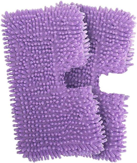  Flammi 2 Pack Washable Microfiber Mop Pads Cleaning, compare shark steam mops