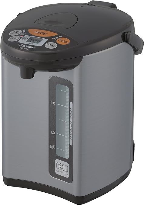 Amazon Com Zojirushi Cd Wcc30 Micom Water Boiler Warmer Silver