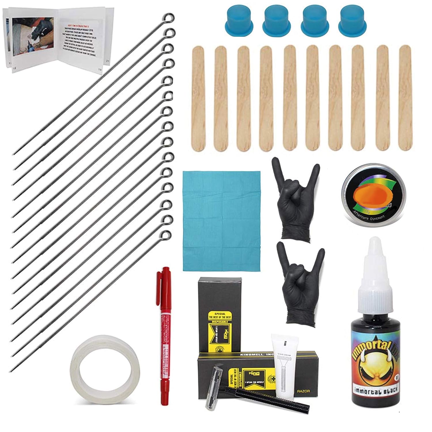  Hand Poke And Stick Tattoo Kit Clean Safe Stick, cover up tattoo artists los angeles
