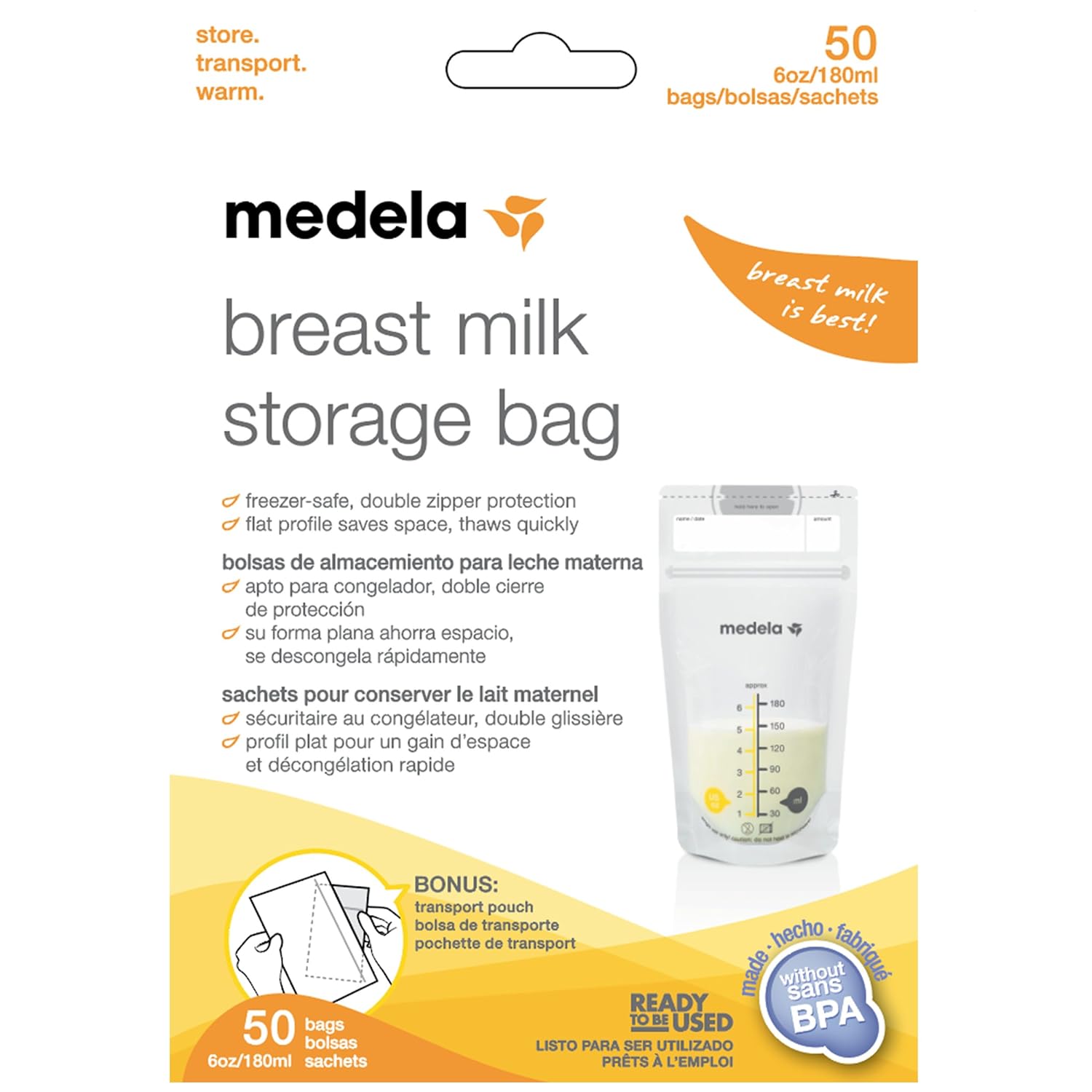  Medela Breast Milk Storage Bags 50 Count Ready To, breast pump storage bags