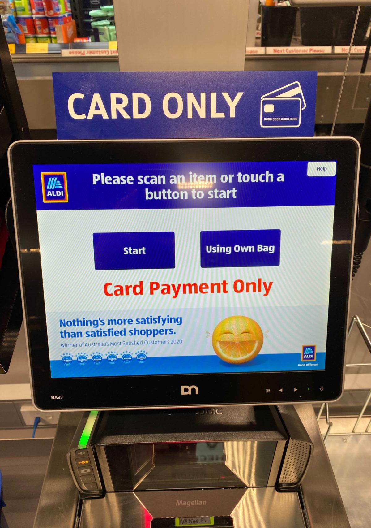ALDI shoppers are divided over the new self-serve checkouts. 