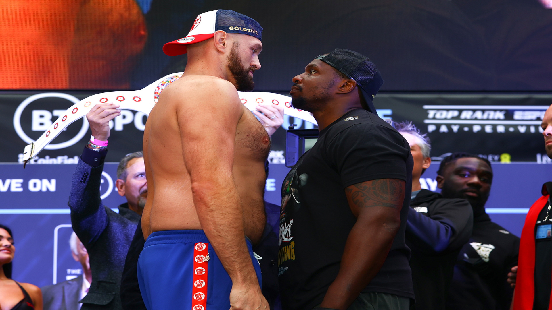 Dillian Whyte names Tyson Fury as one of four fights he wants before retirement