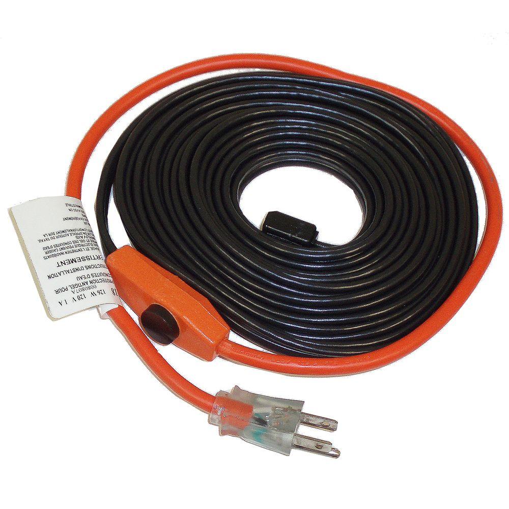 Frost King 9 Ft Automatic Electric Heat Cable Kit Hc9a The Home