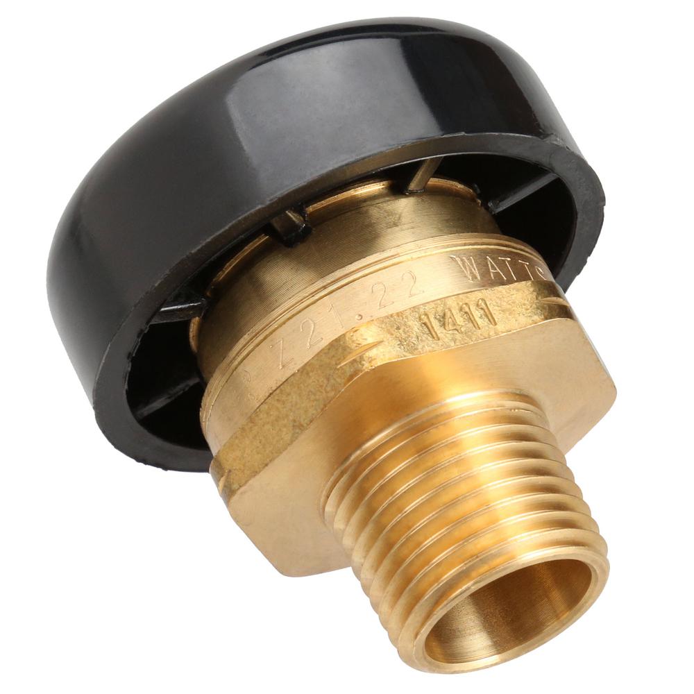 Watts 1 2 In Brass Mpt Vacuum Relief Valve 1 2 Lfn36m1 The Home