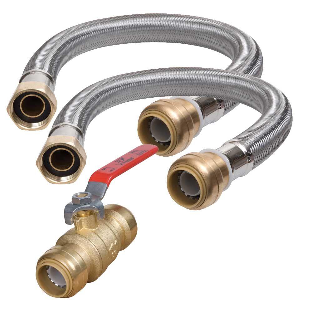 Sharkbite 3 4 In Water Heater Connection Kit 24756 The Home Depot