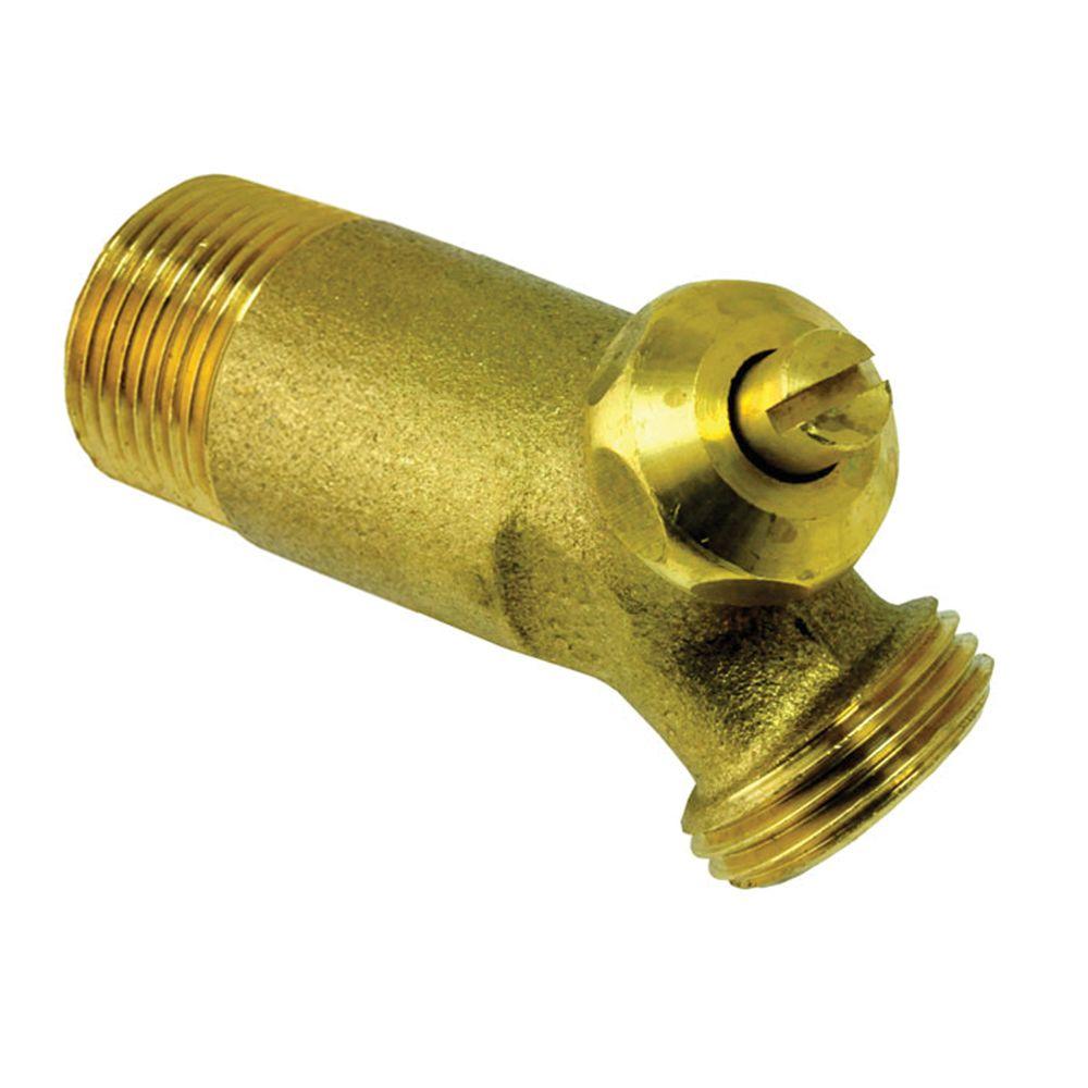 Everbilt Brass Drain Valve For Tank Type Water Heaters Eb12112g The Home Depot