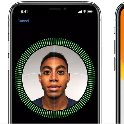 face id scan