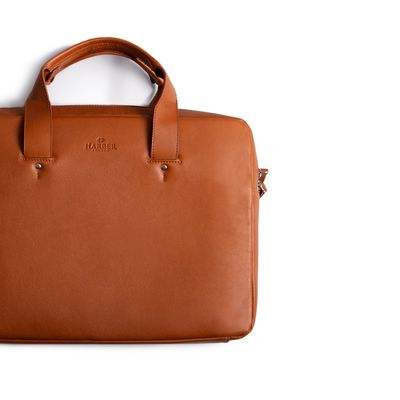 Harber London Leather Briefcase WB 1