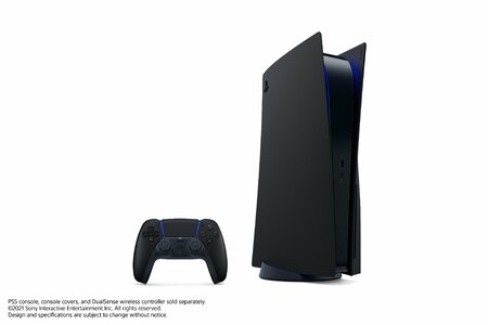 All PS5 Console Cover Colours: Midnight Black 1