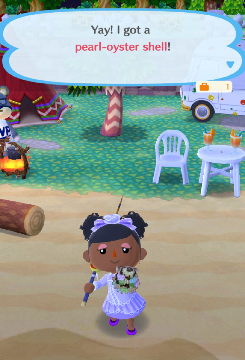 My camper found a rare seashell!