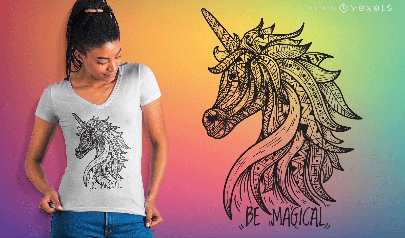 Download Downloadable Unicorn Mandala Svg Free