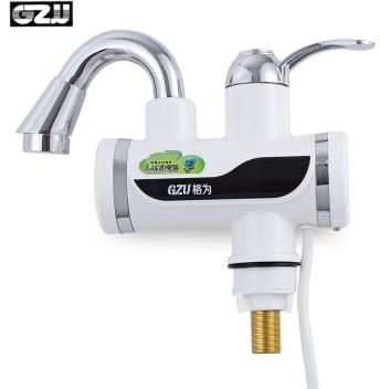Gzu Tankless Electric Hot Water Heater Faucet Kitchen Kit With Led