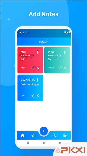 notepin - Notes in notification