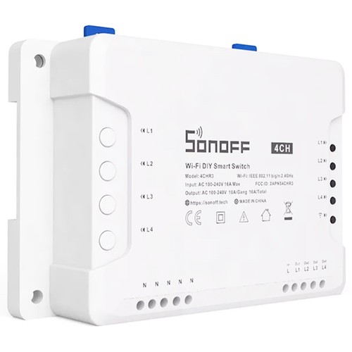 Sonoff 4CH R3 4 Gang Wi-Fi Smart Switch 3 Arbeitsmodus Inter Lock Inching Selbstverriegelnder Smart Home DIY Switch über Ewelink