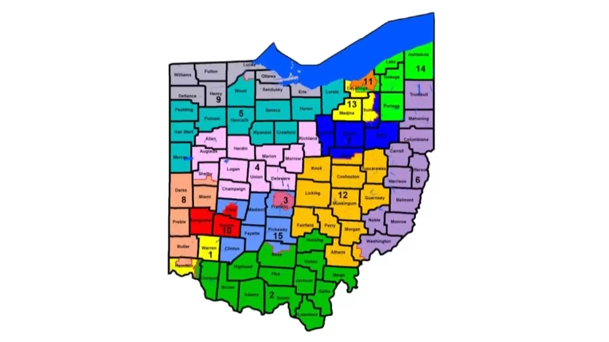 The Ohio Supreme Court rejected a new map of state congressional districts Friday as gerrymandered, sending the blueprint back for another try.