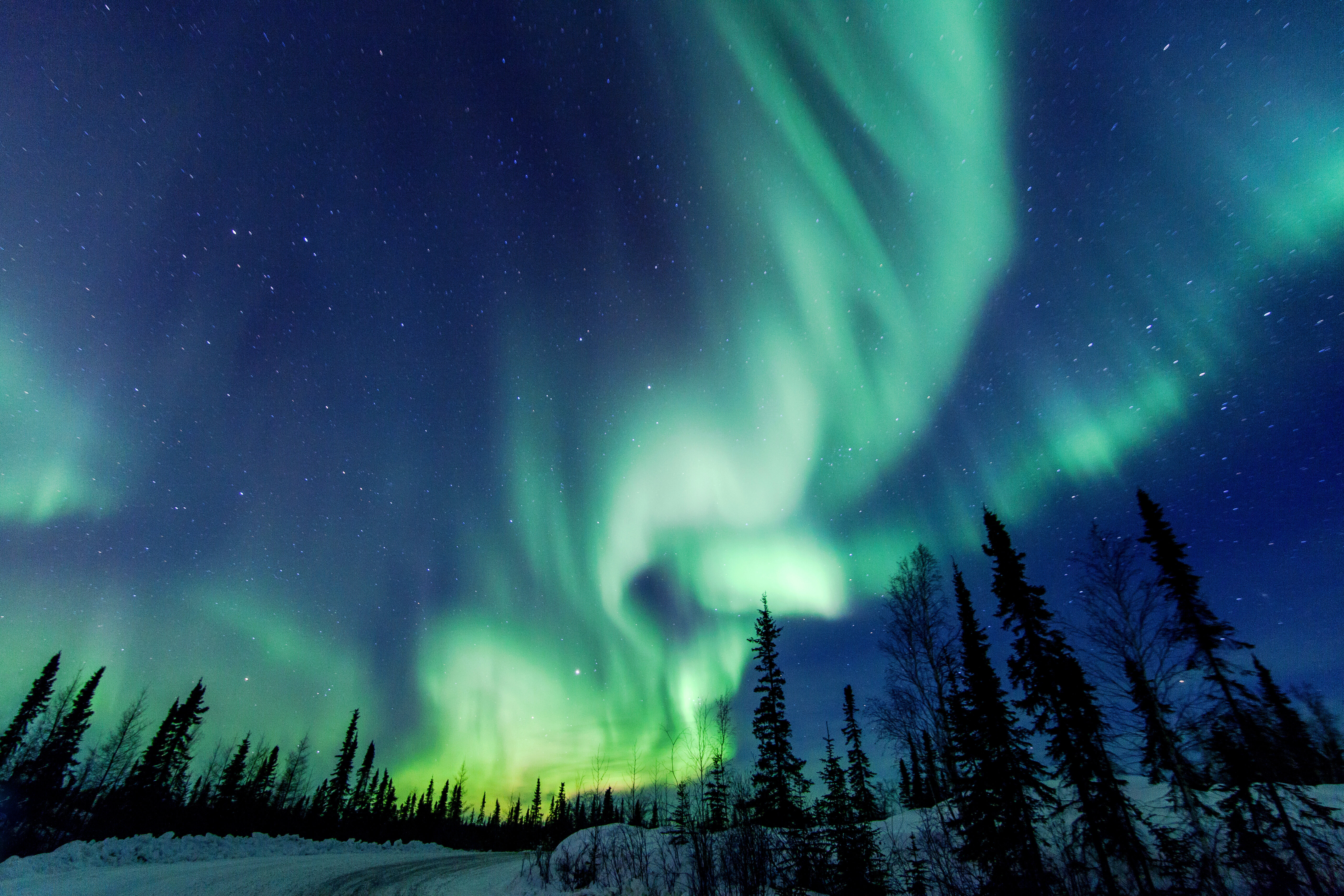 Iceland and Canada both offer prime views of the Northern Lights during the winter months.