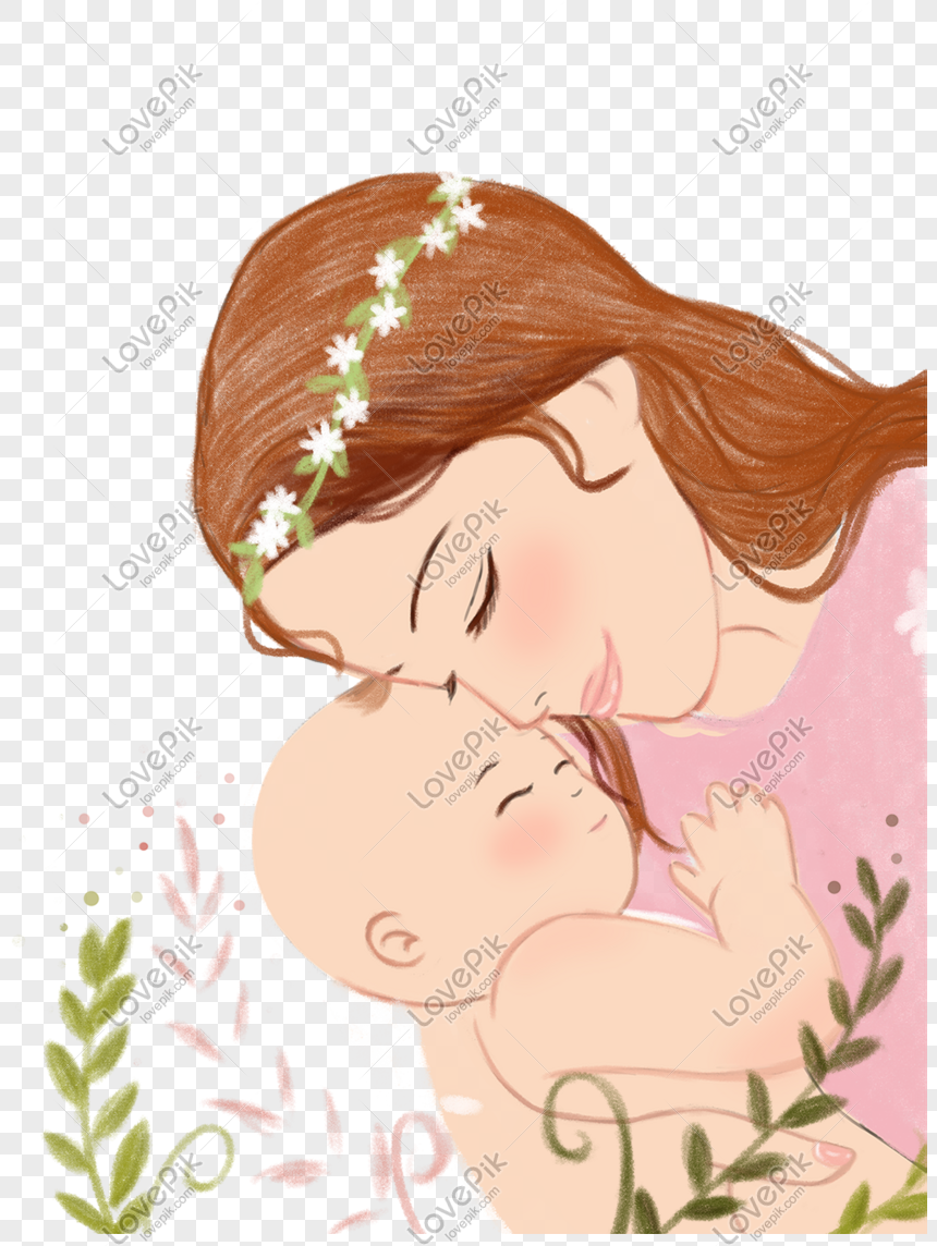 Gambar Kartun Ibu Dan Bayi Lucu