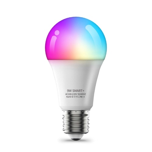 9W-110V E26 Smart Light Bulb Wi-Fi LEDs Bulbs 2700K-6500K RGBW Voice Control Timer for Home Party Decor