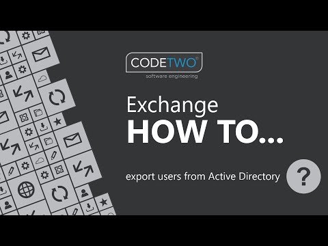 How to export users from Active Directory and import...