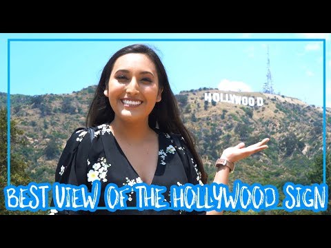 Best & Easiest View of the Hollywood Sign