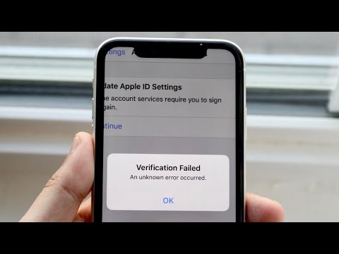 FIX Verification Failed Error On ANY iPhone! (Apple ID...