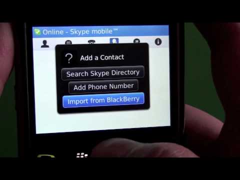 Skype Mobile for BlackBerry A to Z