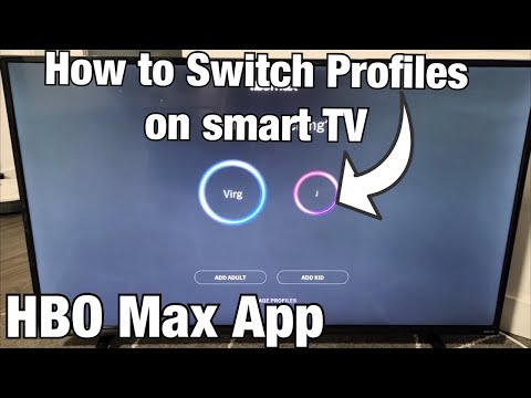 How to Switch Profile Names on HBO MAX App on TV