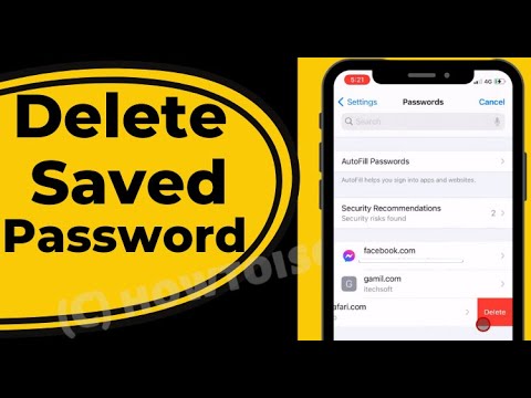 How to Delete Saved Passwords on iPhone, iPad (2021)