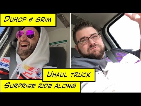 duhop U-Haul truck surprise road trip Ride Along vlog