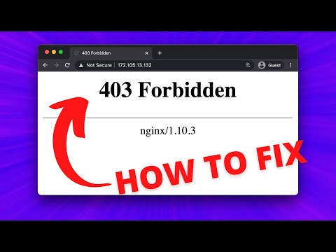 How to fix Nginx 403 Forbidden Error
