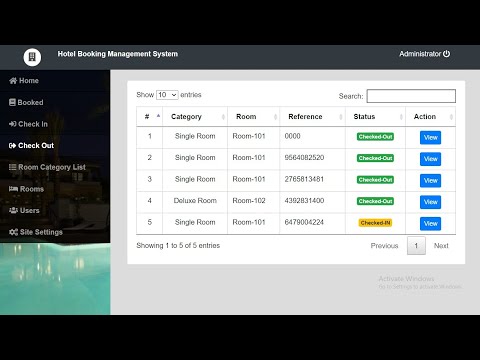 Hotel Booking Management System in PHP MySQL with...