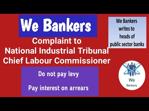 WE BANKERS AGAIN !!! COMPLAINT TO NATIONAL INDUSTRIAL...