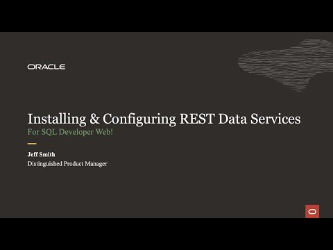 Installing Oracle REST Data Services (ORDS) and SQL...