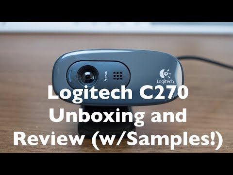 Logitech C270 - Unboxing and review (with camera...