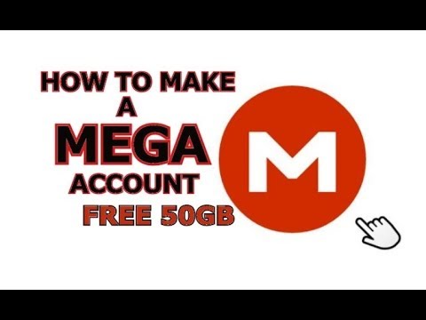 How to Make a MEGA Account! FREE 50GB STORAGE!