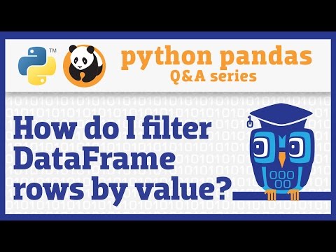 How do I filter rows of a pandas DataFrame by column...