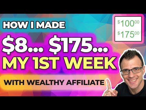 Wealthy Affiliate Review - How I Made My First $175...