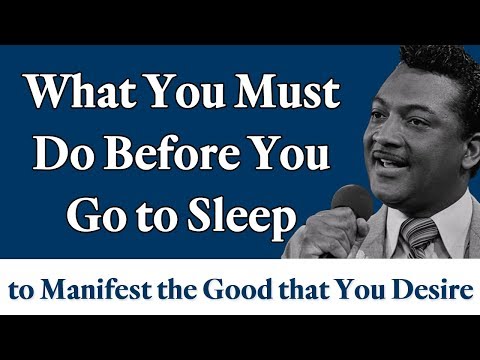 What You Must Do Before You Go to Sleep to Manifest...