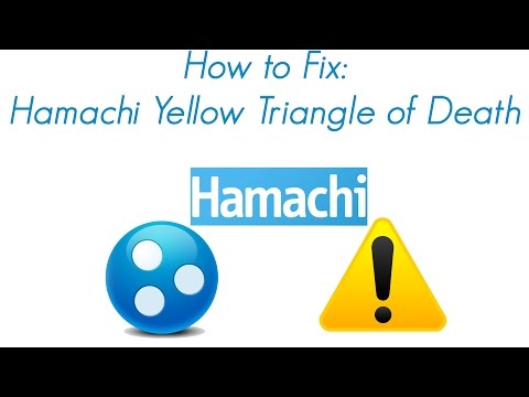 How To Fix: Hamachi Yellow Triangle of Death