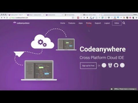 How to Make a Website with Code Anywhere and Github...