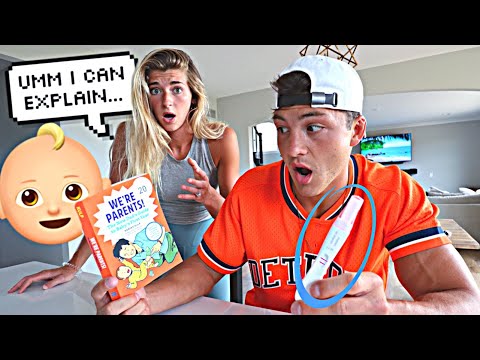 Leaving Pregnancy Hints Around The House.. - YouTube