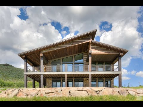 Modern Hand-Hewn Log Siding Home On Henry's Lake, Idaho