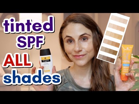 Tinted sunscreens for every skin tone (Fitzpatrick...