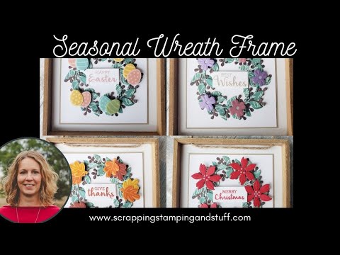 Amazing Interchangeable Seasonal Wreath Frame -...