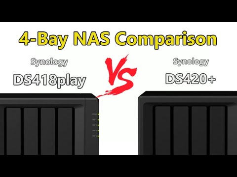 Synology DS420 vs DS418play 4 Bay NAS Comparison